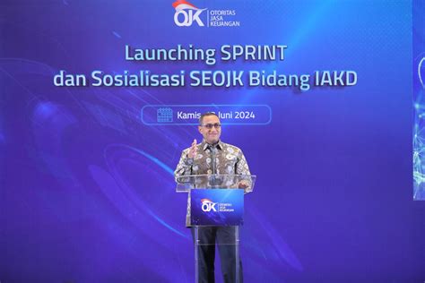 aplikasi sprint ojk|Percepat Perizinan, OJK Rilis Sistem SPRINT .